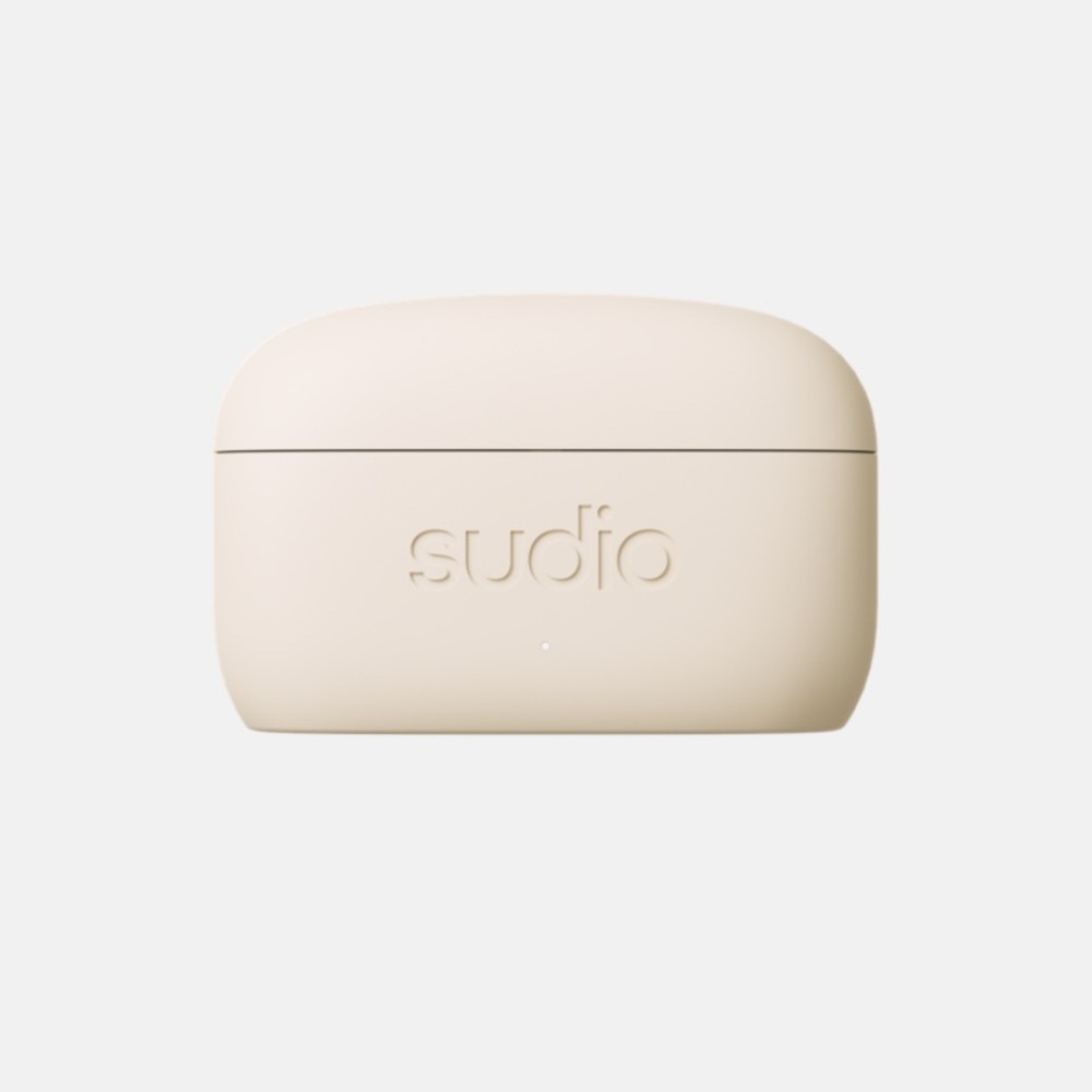 Sudio E2 Wireless Earbuds in Sand